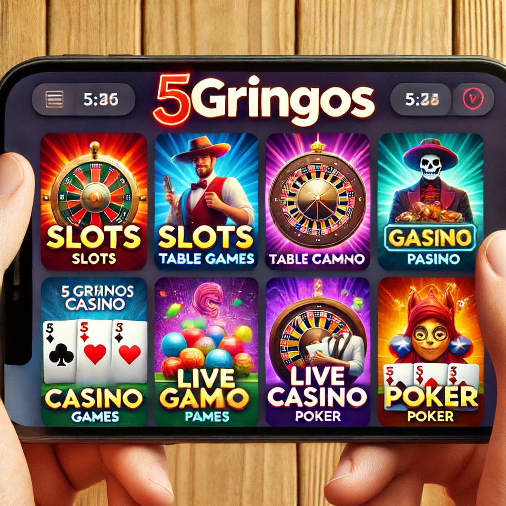 Juegos móviles en el casino online 5gringos